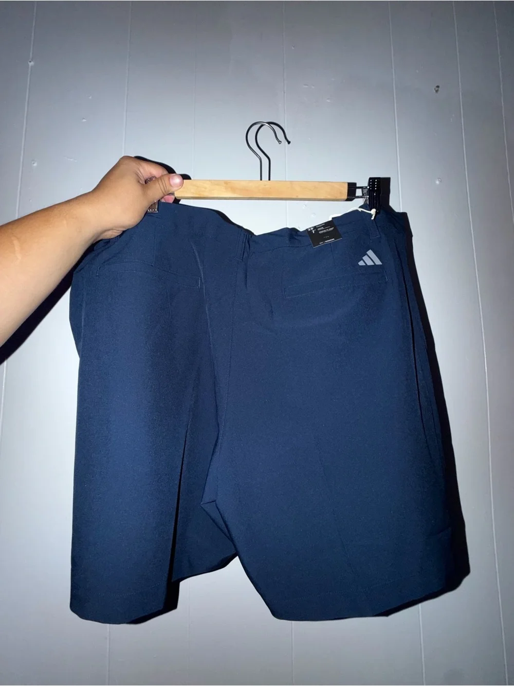 adidas Golf Men's Athletic Shorts Navy Blue Size 38”
